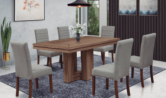 Mesa Toledo Tribeka Con 6 Sillas