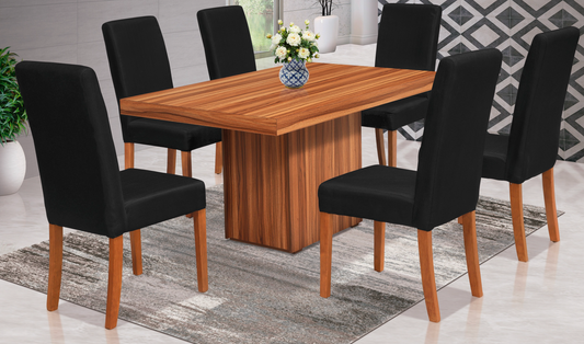 Mesa Irlanda Natura Con 6 Sillas