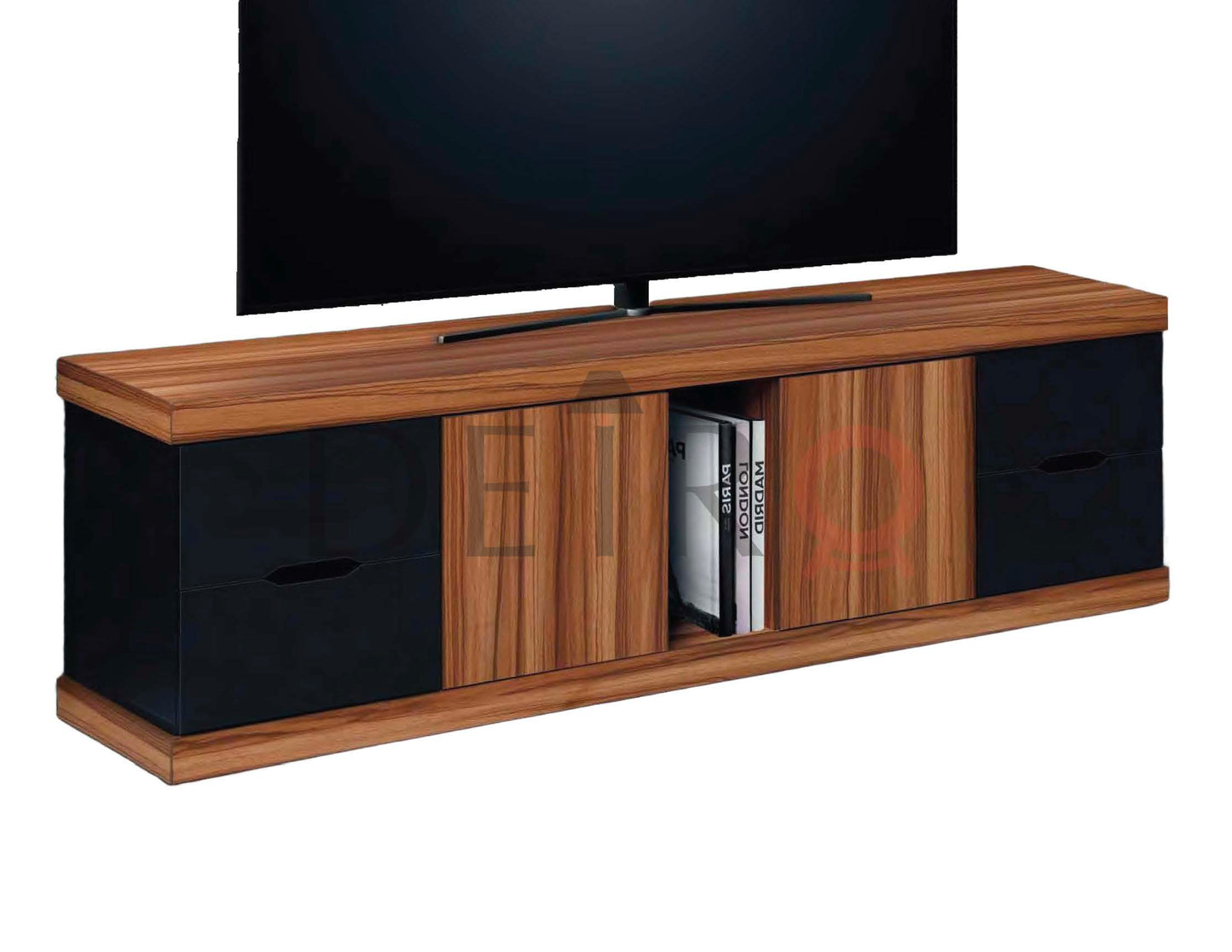 Centro De TV Milán Natura / Negro